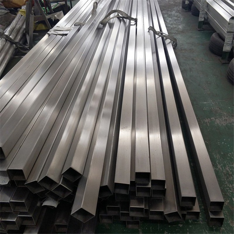 山东定尺切割304不锈钢无缝方管